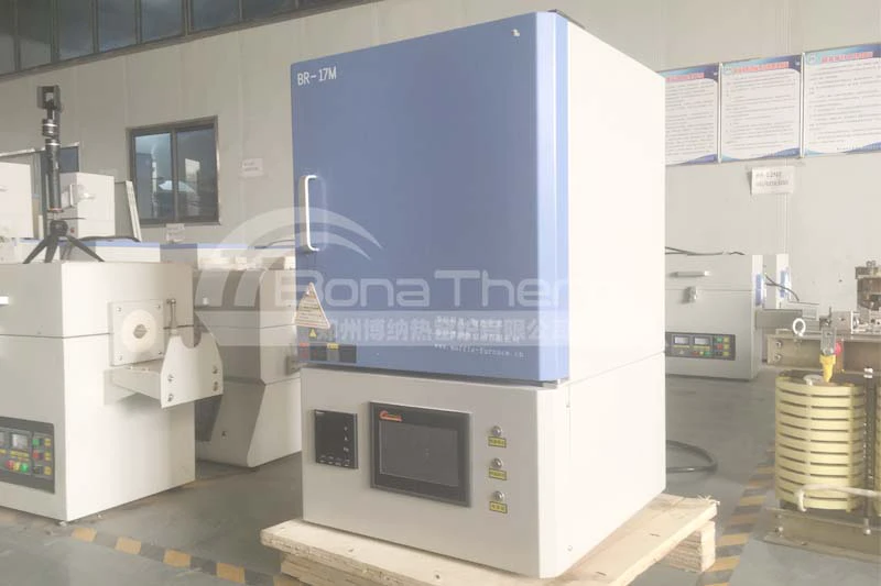 江苏某新能源材料公司购买博纳热1700度箱式炉一台